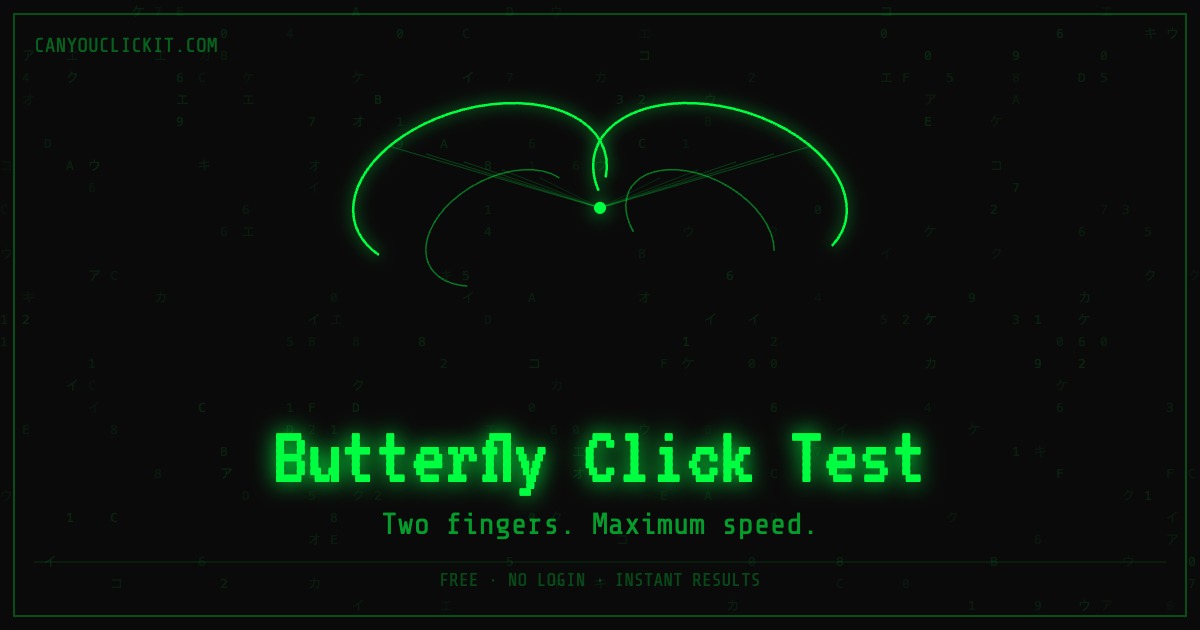 Butterfly Click Test – Test Your Butterfly CPS